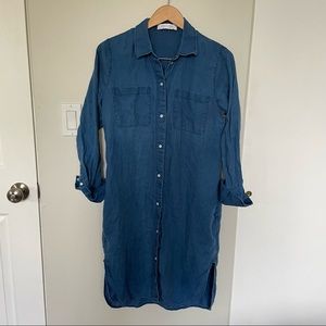 Everlane Linen Shirt Dress - Size 10